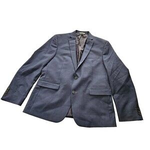 Bar III Men's Gray Slim-Fit Active 1-Piece Wool Suit Jacket Size 42 S, 42 Court